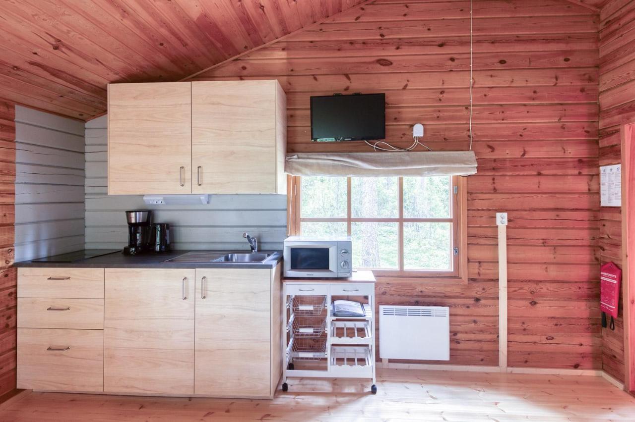 Pinetree Cottages Cozy Log Cabin Kalanti Exterior photo