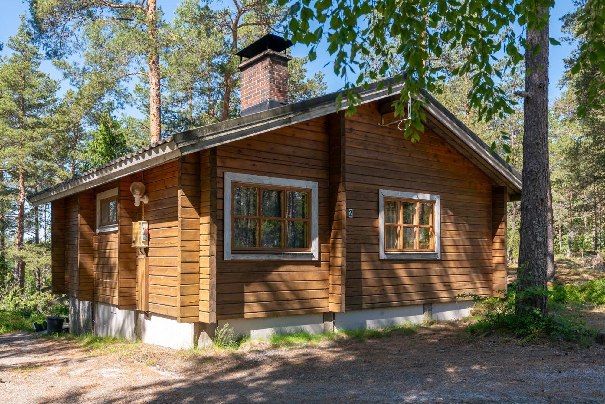 Pinetree Cottages Cozy Log Cabin Kalanti Exterior photo