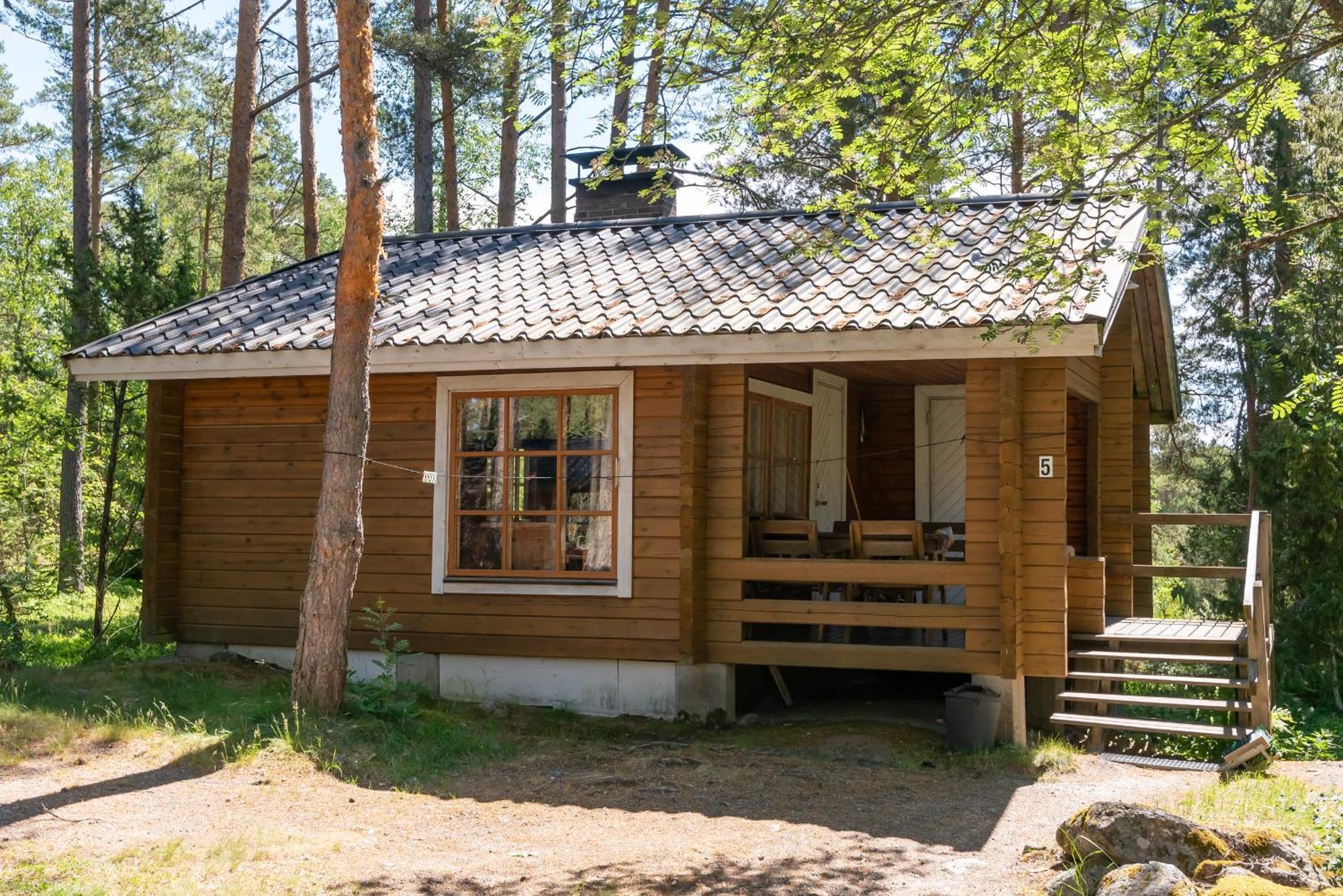 Pinetree Cottages Cozy Log Cabin Kalanti Exterior photo